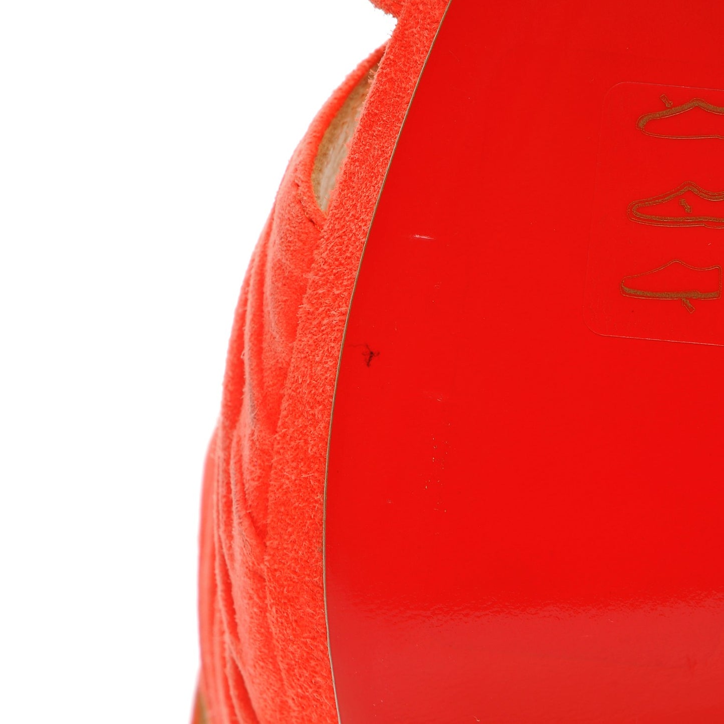 Suede Kashou 120 Sandals 38 Poppy