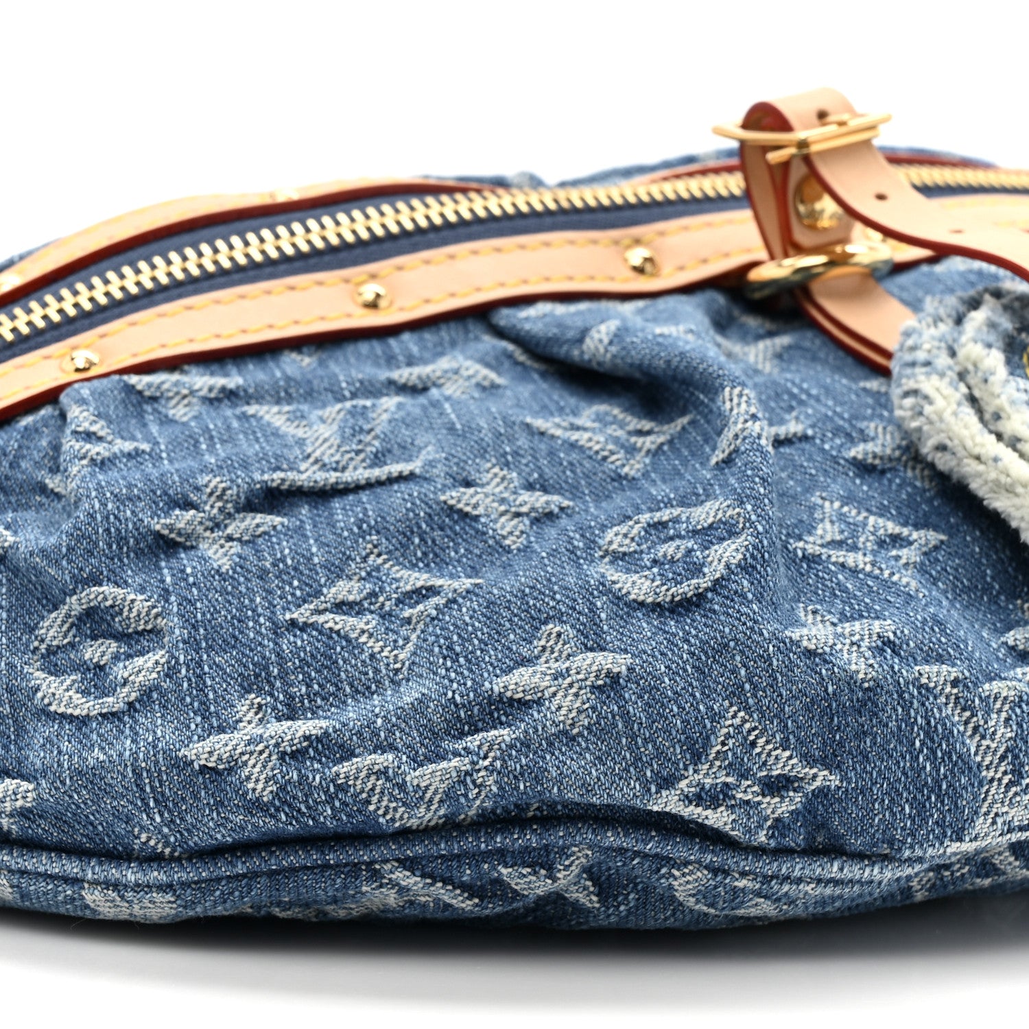Louis Vuitton Monogram Denim High Rise Bumbag Blue 9 of 9