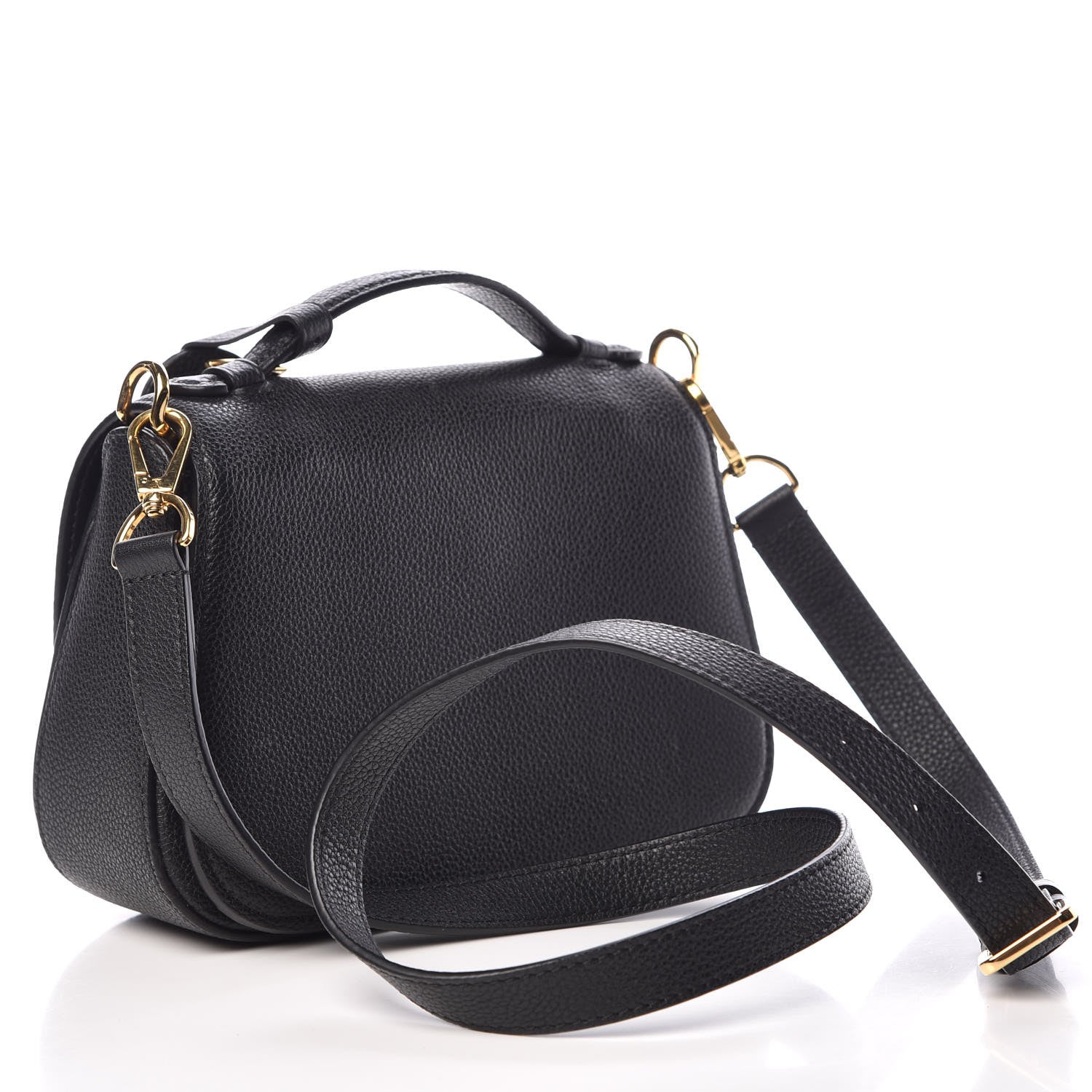 Louis Vuitton Grained Calfskin Vivienne NM Black 4 of 9