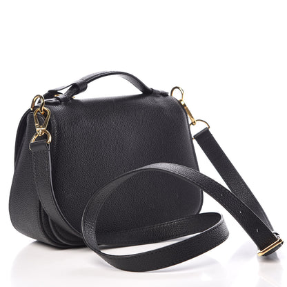 Louis Vuitton Grained Calfskin Vivienne NM Black 4 of 9