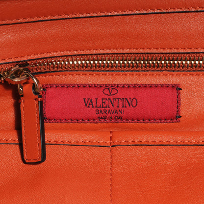 Valentino Garavani Vitello Medium Rockstud Tote English Red 6 of 10