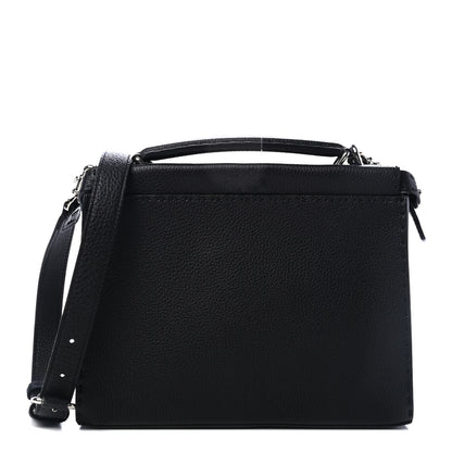 Fendi Cuoio Romano Selleria Mini Peekaboo Iconic Fit Satchel Black 1 of 4