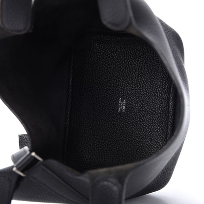 Hermes Togo Picotin 18 PM Black 5 of 11