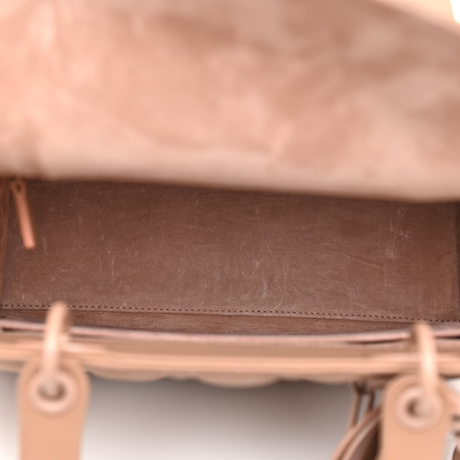 Christian Dior Ultra Matte Calfskin Cannage Medium Lady Dior Beige 5 of 8