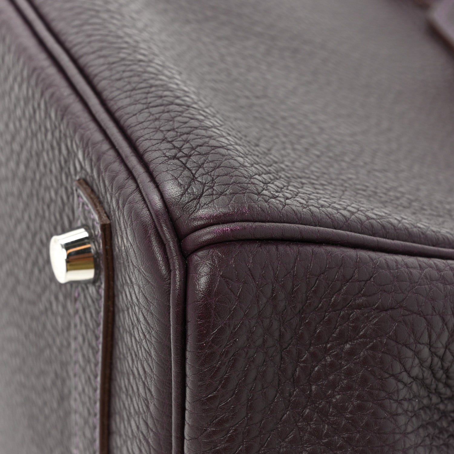 Hermes Togo BIRKIN 30 Raisin 10 of 14