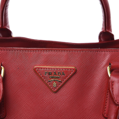 Prada Saffiano Lux Large Tote Fuoco 19 of 24