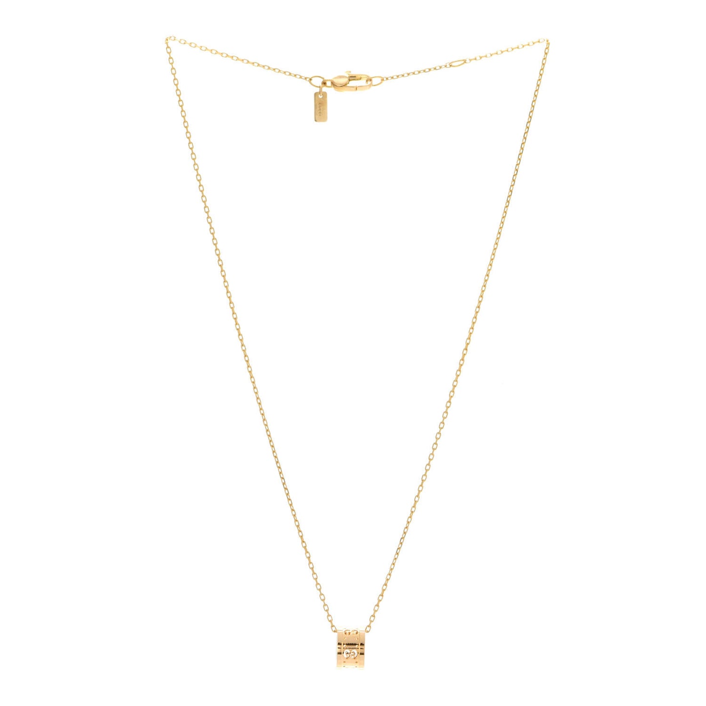 18K Yellow Gold Icon Twirl Necklace