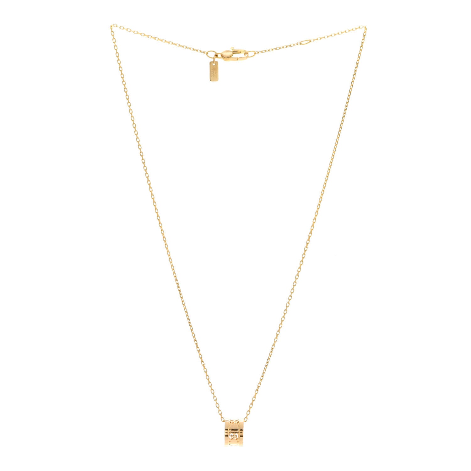 Gucci 18K Yellow Gold Icon Twirl Necklace 3 of 6