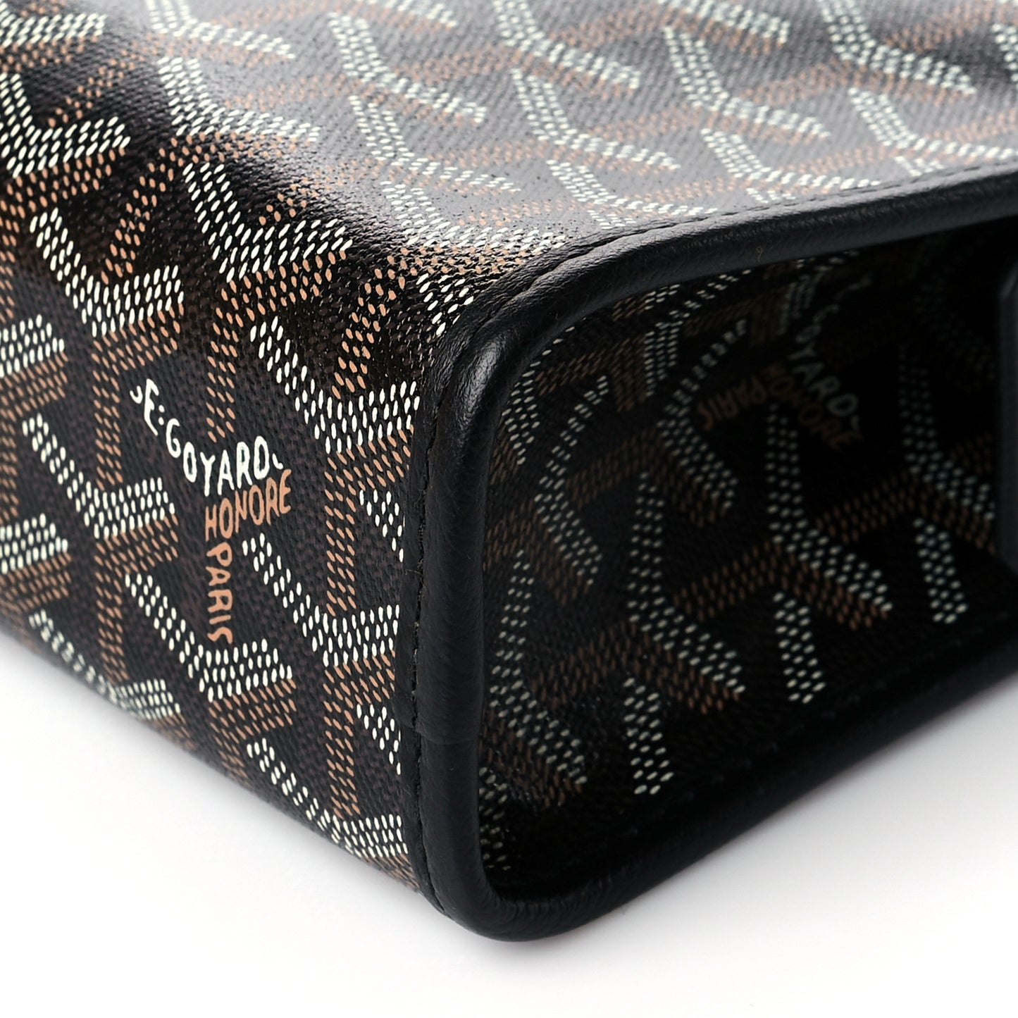 Goyardine Jouvence MM Toiletry Pouch Black