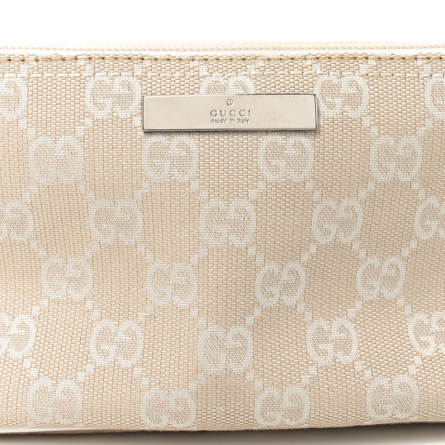 Monogram Boat Pochette White