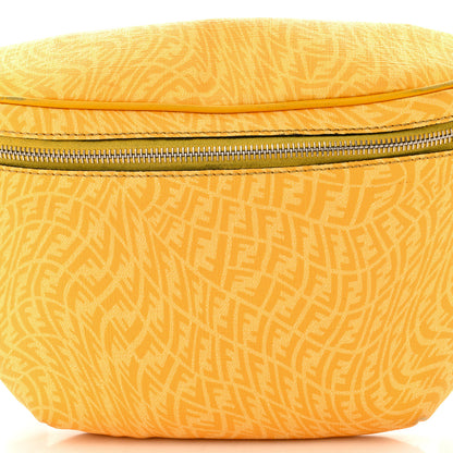 Fendi X SARAH COLEMAN Glazed Fabric Vitello Grace Light Micro FF Vertigo Belt Bag Mimosa 8 of 13