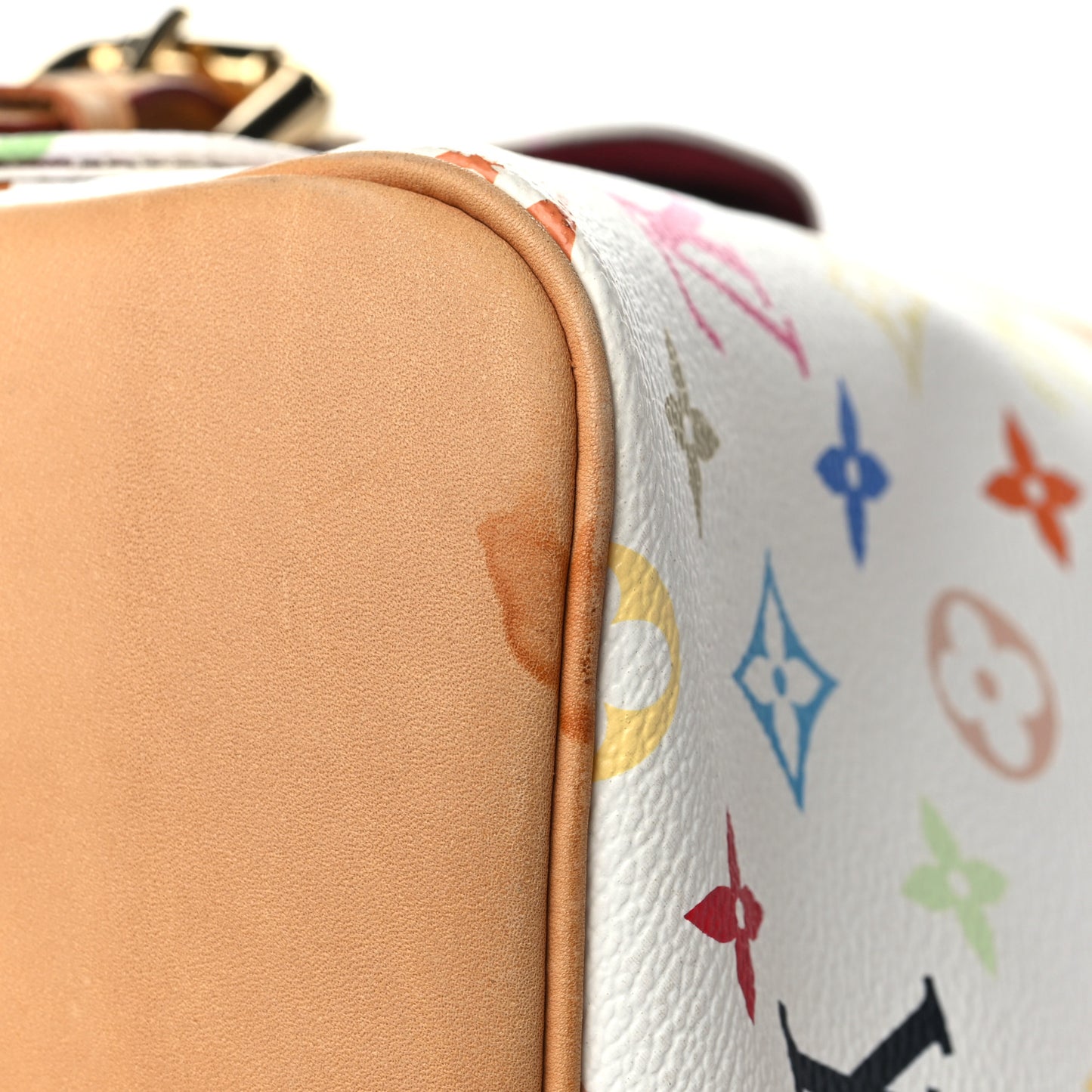 Monogram Multicolor Petit Noe White