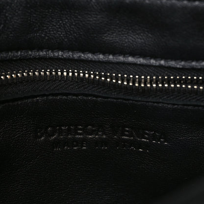Bottega Veneta Lambskin Maxi Intreccio Small Cassette Crossbody Bag Black 6 of 9