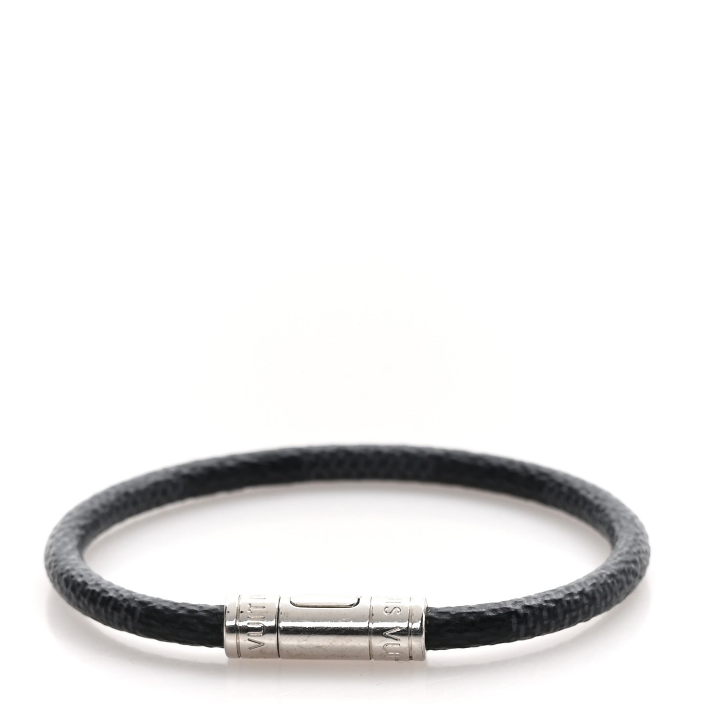 LOUIS VUITTON Damier Graphite Keep It Bracelet 19