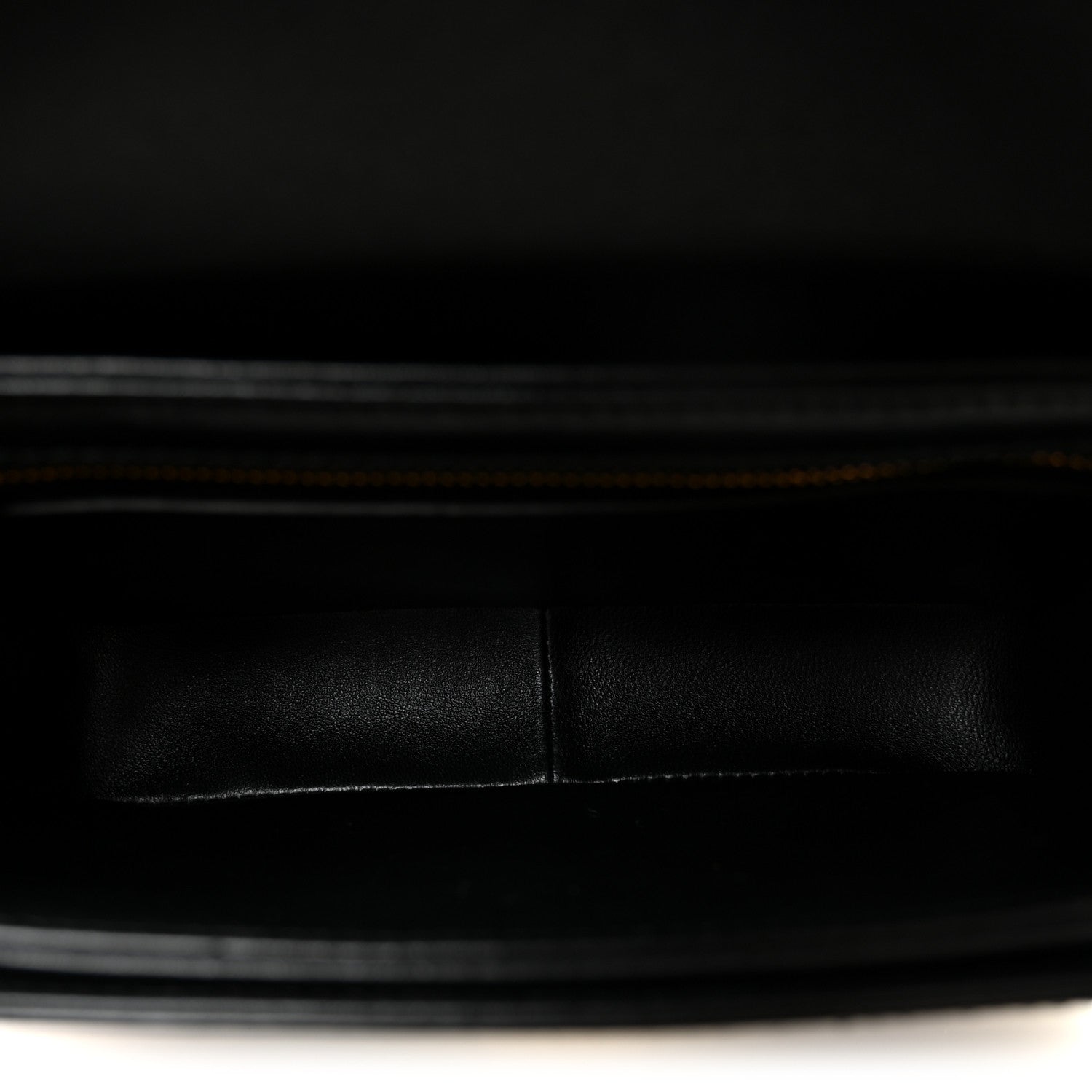 Celine Shiny Calfskin Teen Triomphe Black 5 of 10