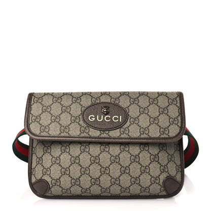 Gucci GG Supreme Monogram Neo Vintage Web Belt Bag Brown 1 of 10