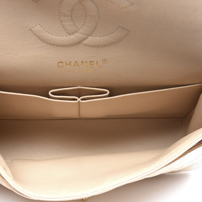 Chanel Caviar Quilted Medium Double Flap Beige Clair 4 of 9