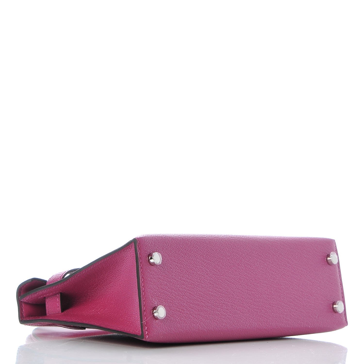 Hermes Chevre Mysore Mini Kelly Sellier 20 Rose Pourpre 5 of 27