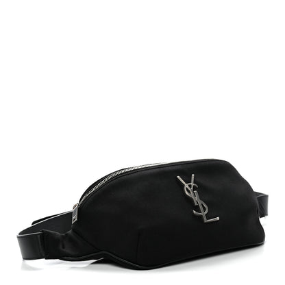 Saint Laurent Canvas Monogram Belt Bag Black 4 of 10