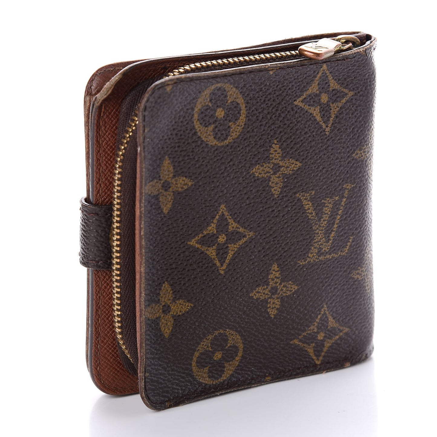 Monogram Compact Zippe Zipped Wallet