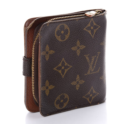 Louis Vuitton Monogram Compact Zippe Zipped Wallet 3 of 13