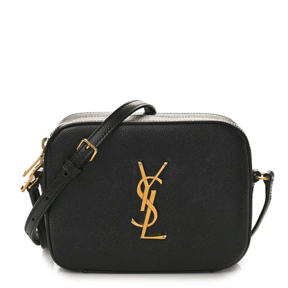 Saint Laurent Grain De Poudre Small Classic Monogram Camera Bag Black 1 of 8