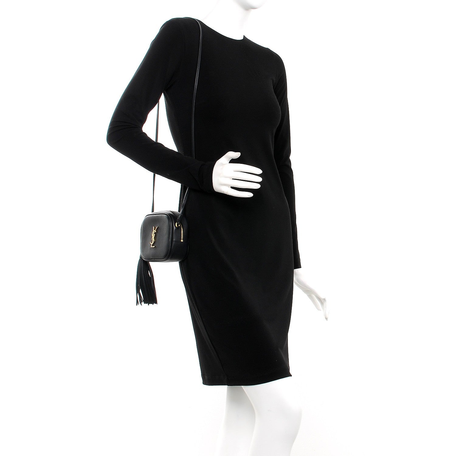 Saint Laurent Nappa Monogram Blogger Bag Black 2 of 7