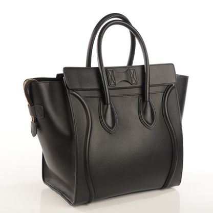 Celine Smooth Calfskin Mini Luggage Black 3 of 9