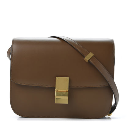 Celine Box Calfskin Medium Classic Box Flap Bag Camel 1 of 9
