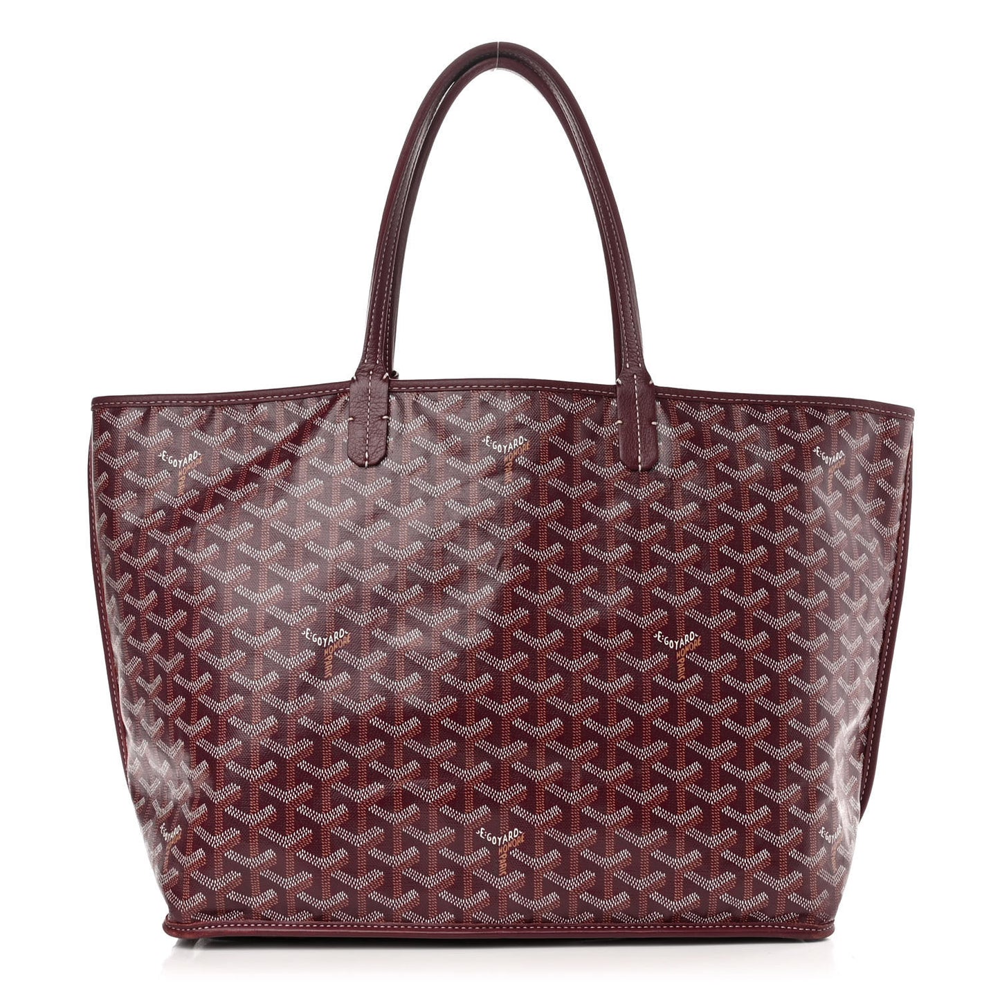 Goyardine Reversible Anjou PM Burgundy