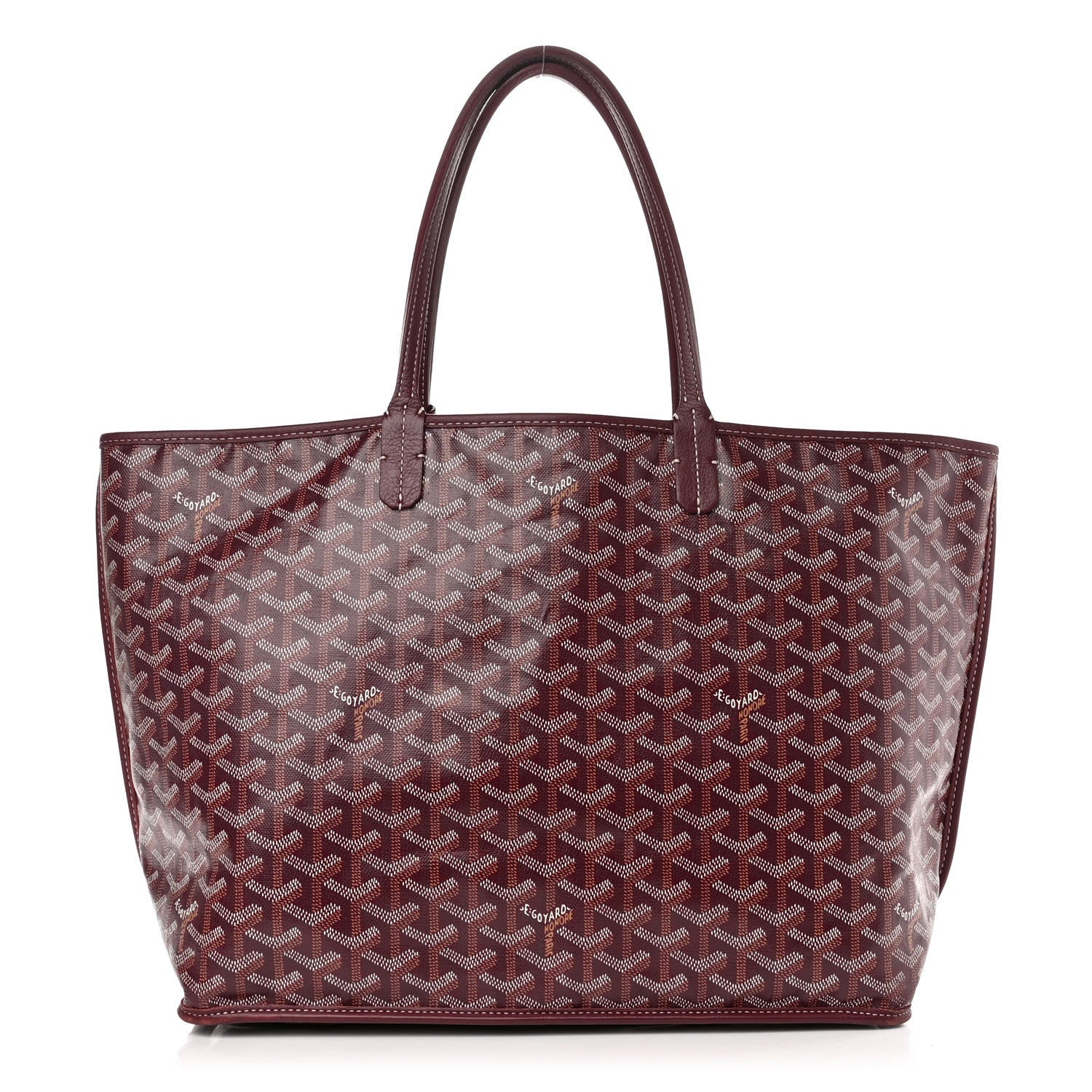 Goyard Goyardine Reversible Anjou PM Burgundy 3 of 15
