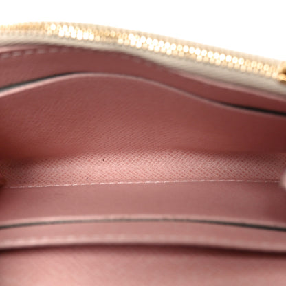 Louis Vuitton Damier Azur Rosalie Coin Purse Rose Ballerine 10 of 14