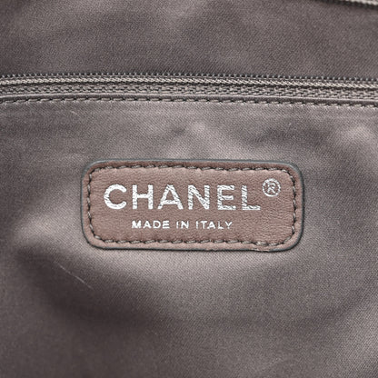 Chanel Vinyl Graphic Edge Flap Black 6 of 11