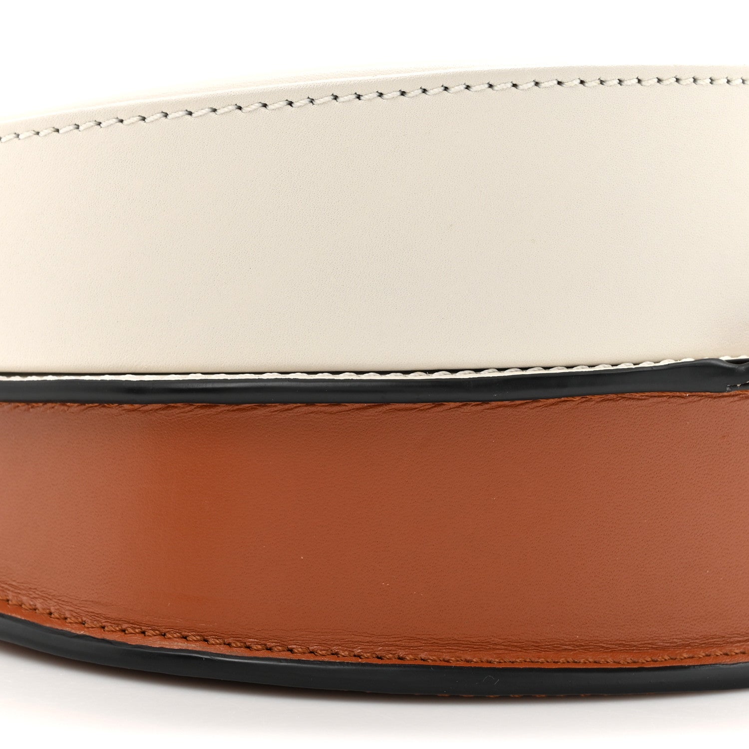 Loewe Soft Calfskin Heel Duo White Tan 10 of 12