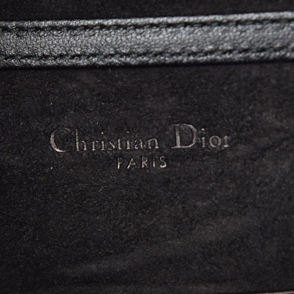 Christian Dior Lambskin Studded Vertical Diorama Black 6 of 7