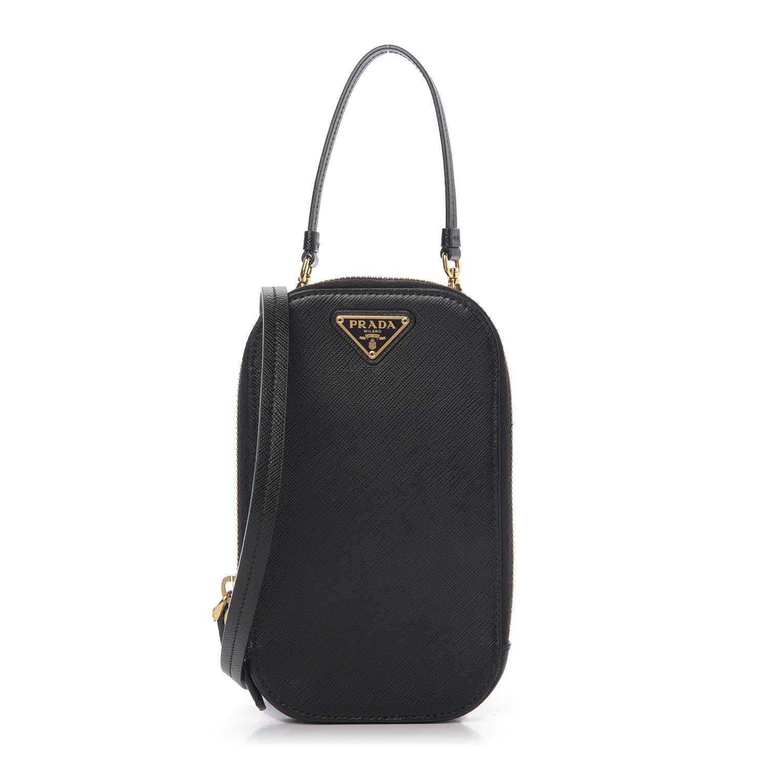 Prada Saffiano Mini Bag Black 1 of 7