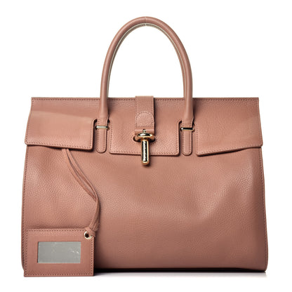 Balenciaga Grained Calfskin M Tube Round Tote Dusty Rose 1 of 10
