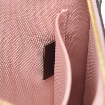 Louis Vuitton Damier Ebene Neverfull MM GM Pochette Rose Ballerine 7 of 8