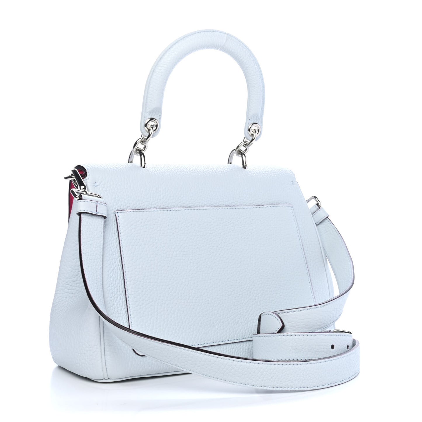 Bullcalf Small Be Dior Flap Light Blue Pink