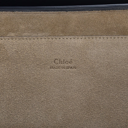 Chloe Suede Calfskin Small Faye Shoulder Bag Black 6 of 8