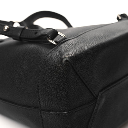 Louis Vuitton Calfskin Lockme Backpack Black 10 of 11