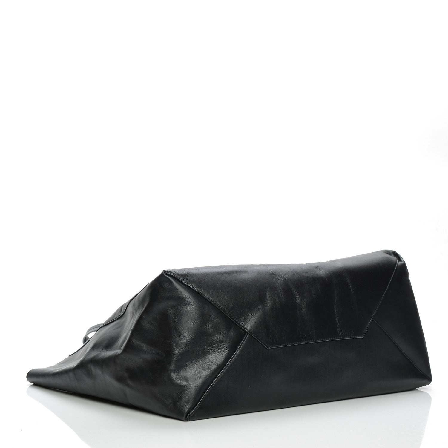 Celine Lambskin Horizontal Cabas Black 4 of 7