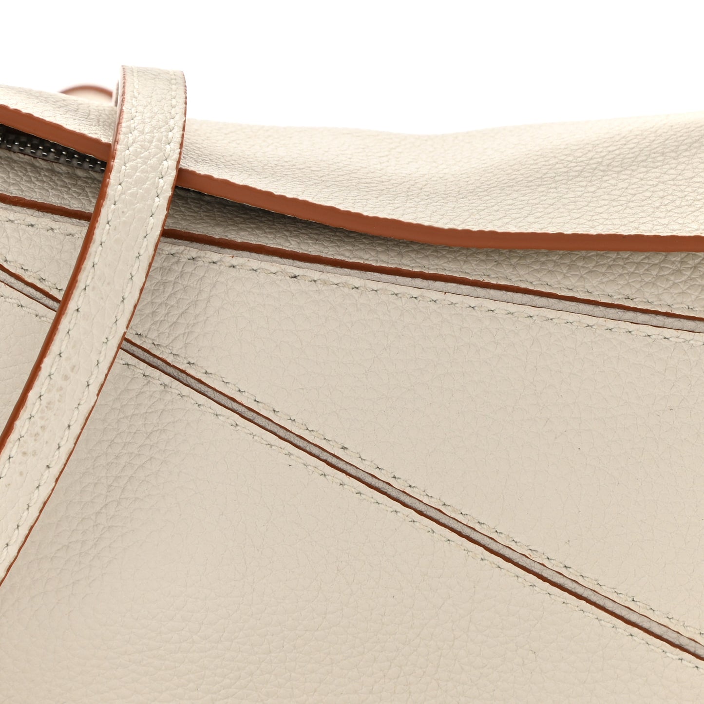 Calfskin Mini Puzzle Bag Soft White