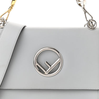 Fendi Vitello Century Opaco F is Fendi Kan I Shoulder Bag Grigio Perla 8 of 10