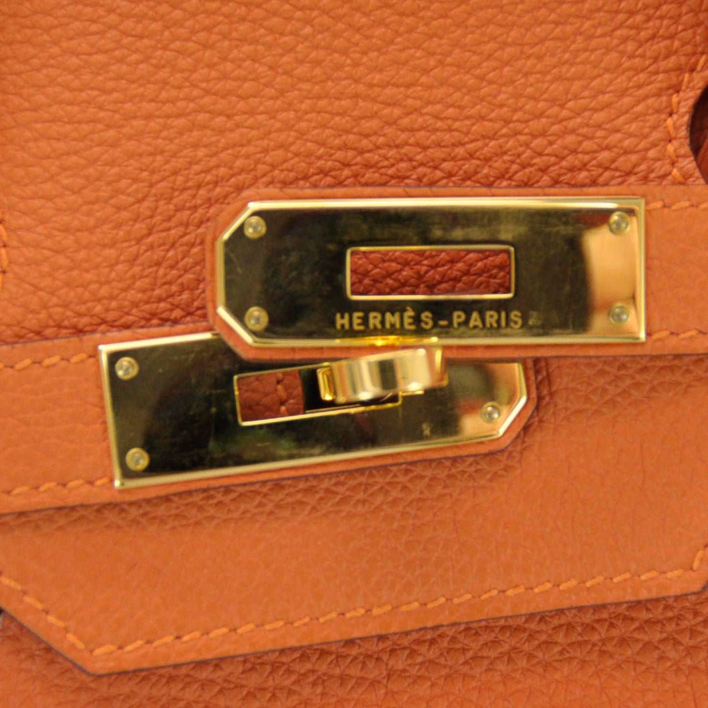Togo Birkin 35 Orange