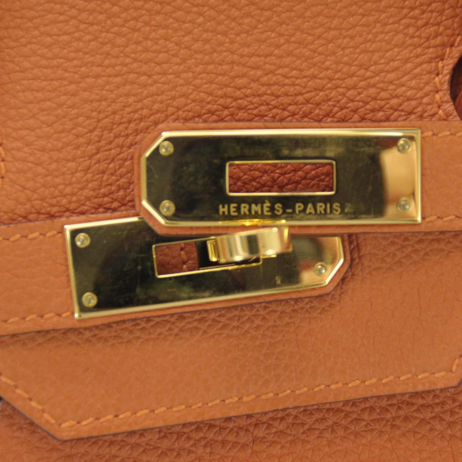 Hermes Togo Birkin 35 Orange 5 of 9