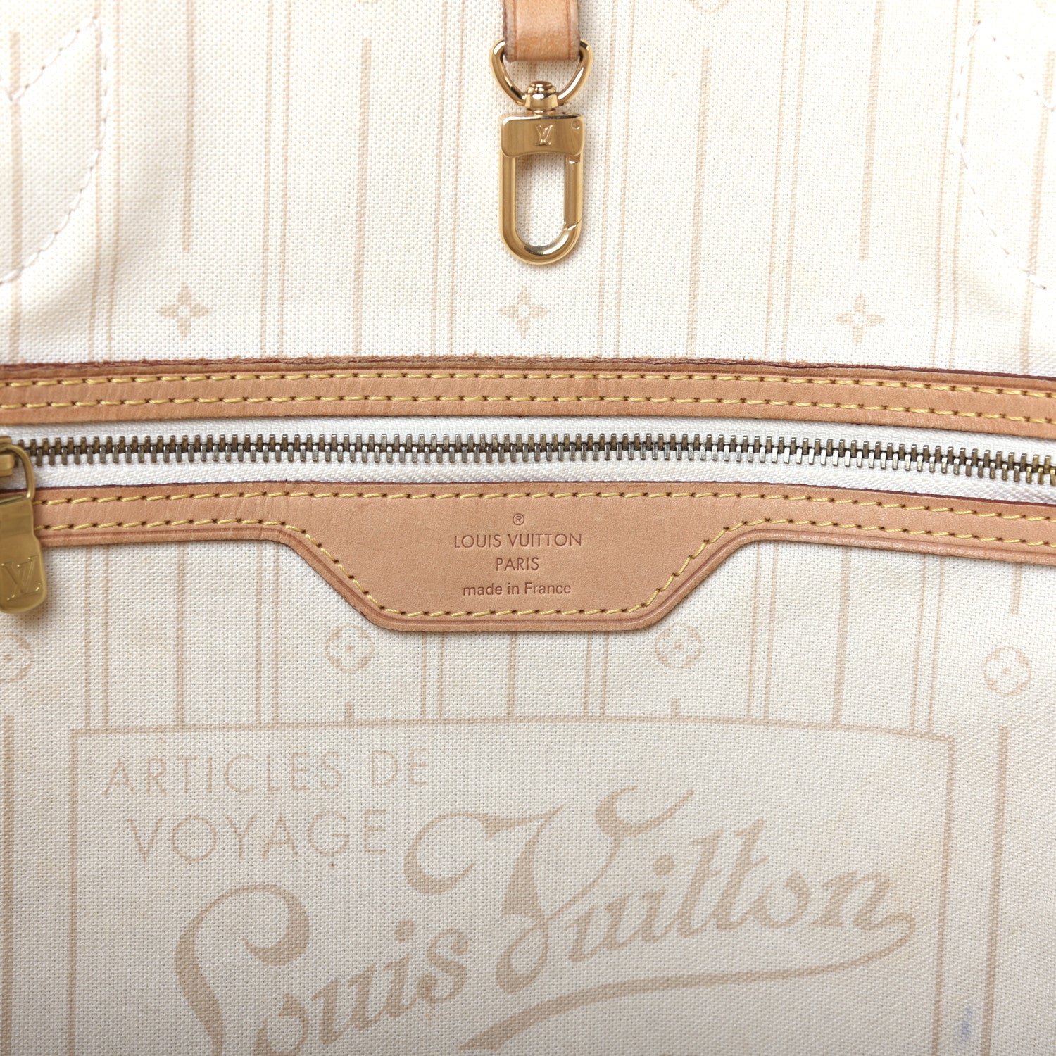 Louis Vuitton Damier Azur Neverfull MM 8 of 14