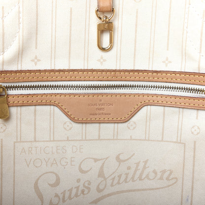 Louis Vuitton Damier Azur Neverfull MM 8 of 14