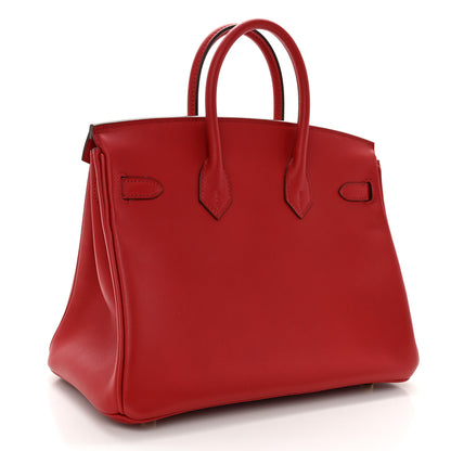 Hermes Swift Birkin 25 Rouge Piment 3 of 13