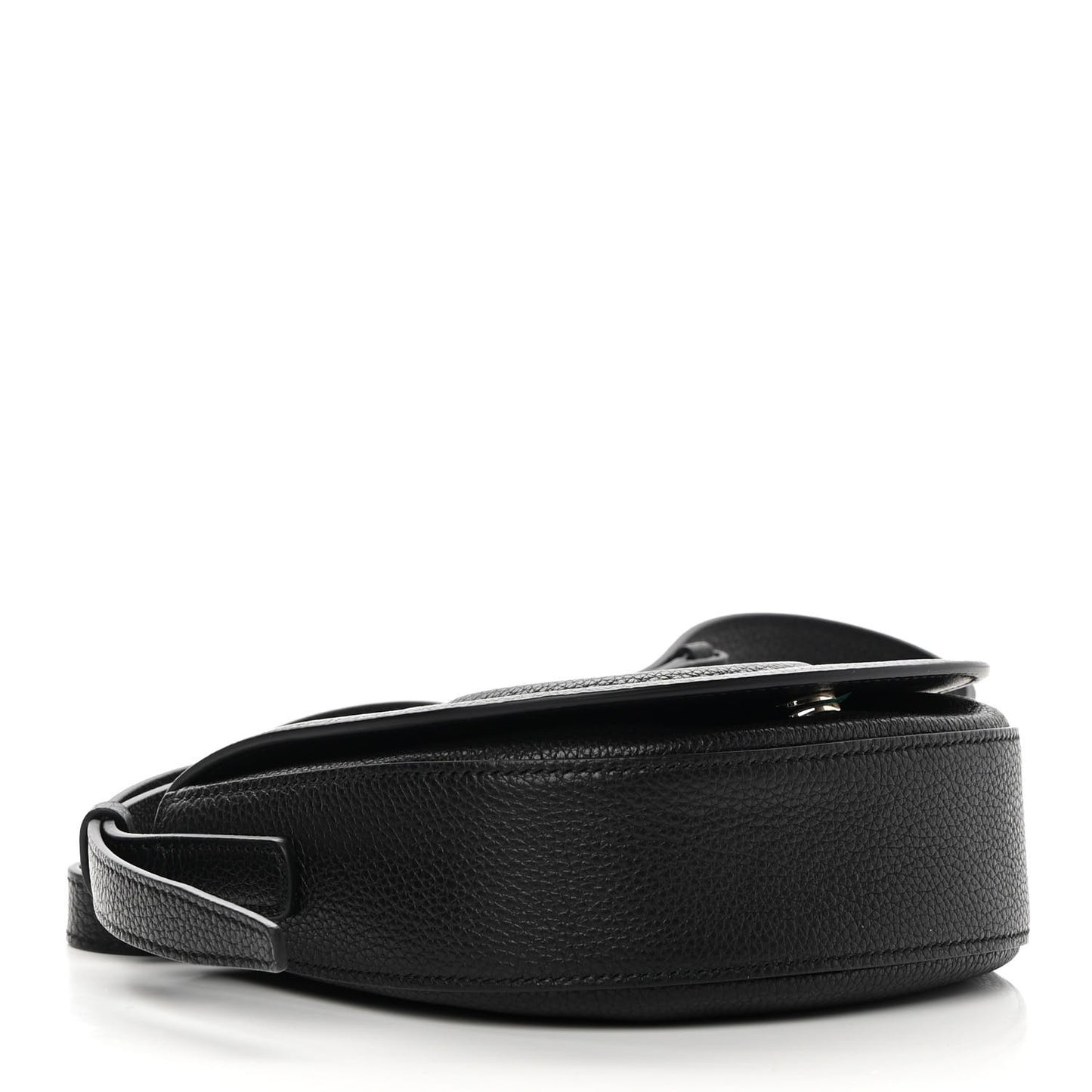 Calfskin Gancini City Crossbody Black